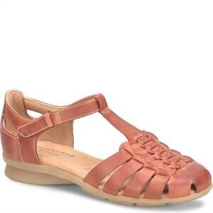 NEW COMFORTIVA women's persa sandal - wide in rust